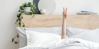 grey white bed linen 
