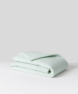 Light green organic cotton duvet cover