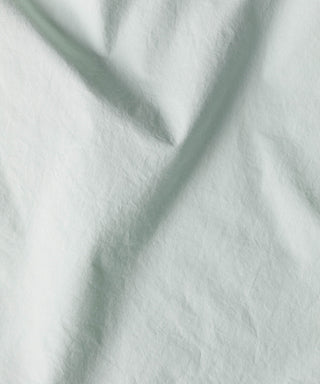 Light green organic cotton fabric detail