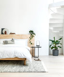 White bed linen - tencel duvet set
