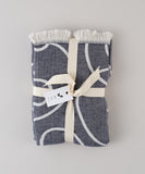 Blue Lines Cotton Throw Blanket Packaging