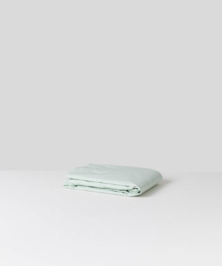 light green - organic cotton fitted sheet