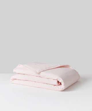 light pink bed linen - organic cotton duvet cover
