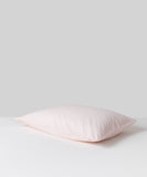 light pink bed linen - organic cotton pillowcase