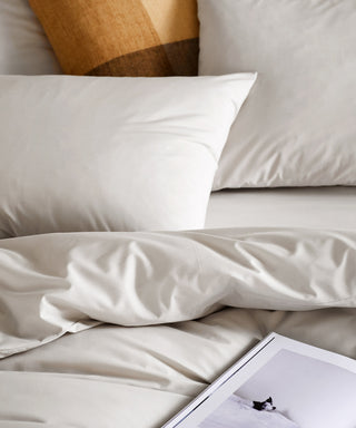 sand colour tencel cotton duvet cover