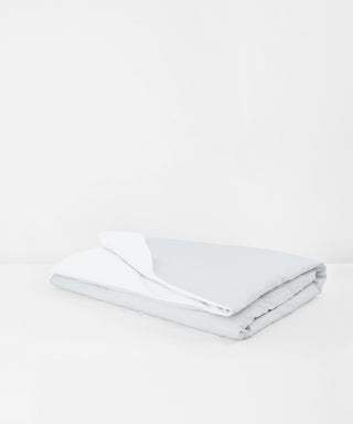 white and light grey duvet cover tencel cotton.
